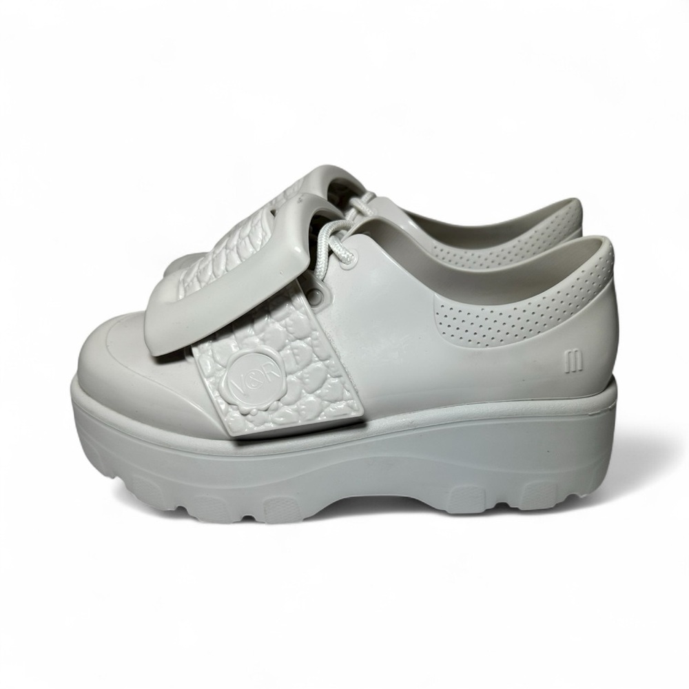 Melissa + Viktor & Rolf Kick Off Buckle Up Platform Jelly Sneakers Women’s 8 - Picture 4 of 11